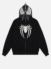 American Spider Towel Embroidery Cardigan Hoodie
