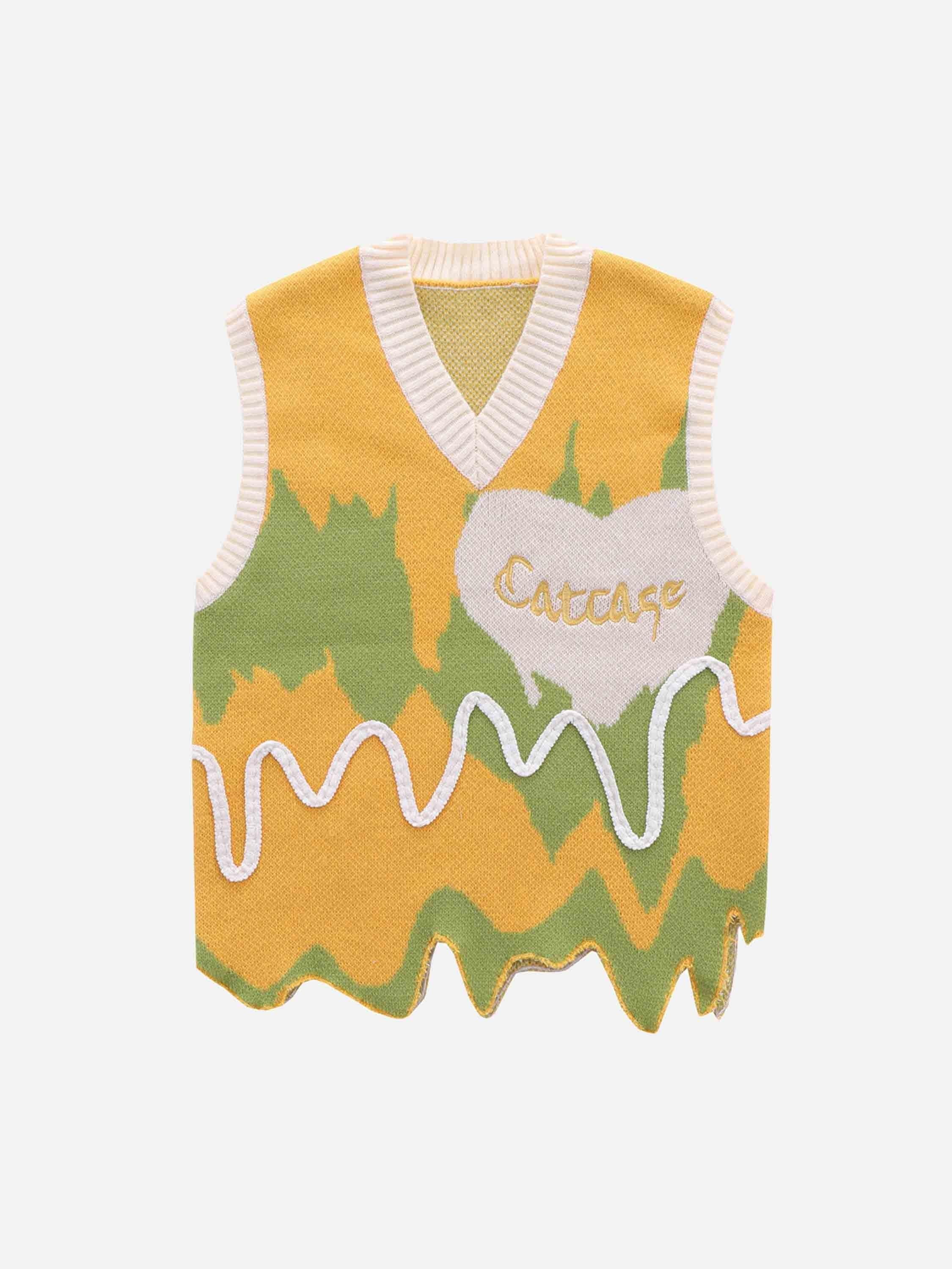 American Style Graffiti Love Sweater Vest