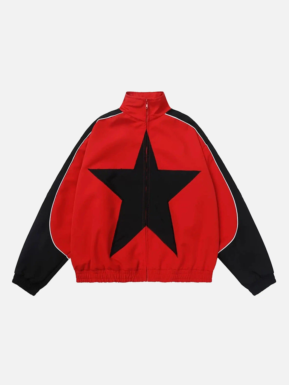 American Style Patchwork Five-Pointed Star Jacket