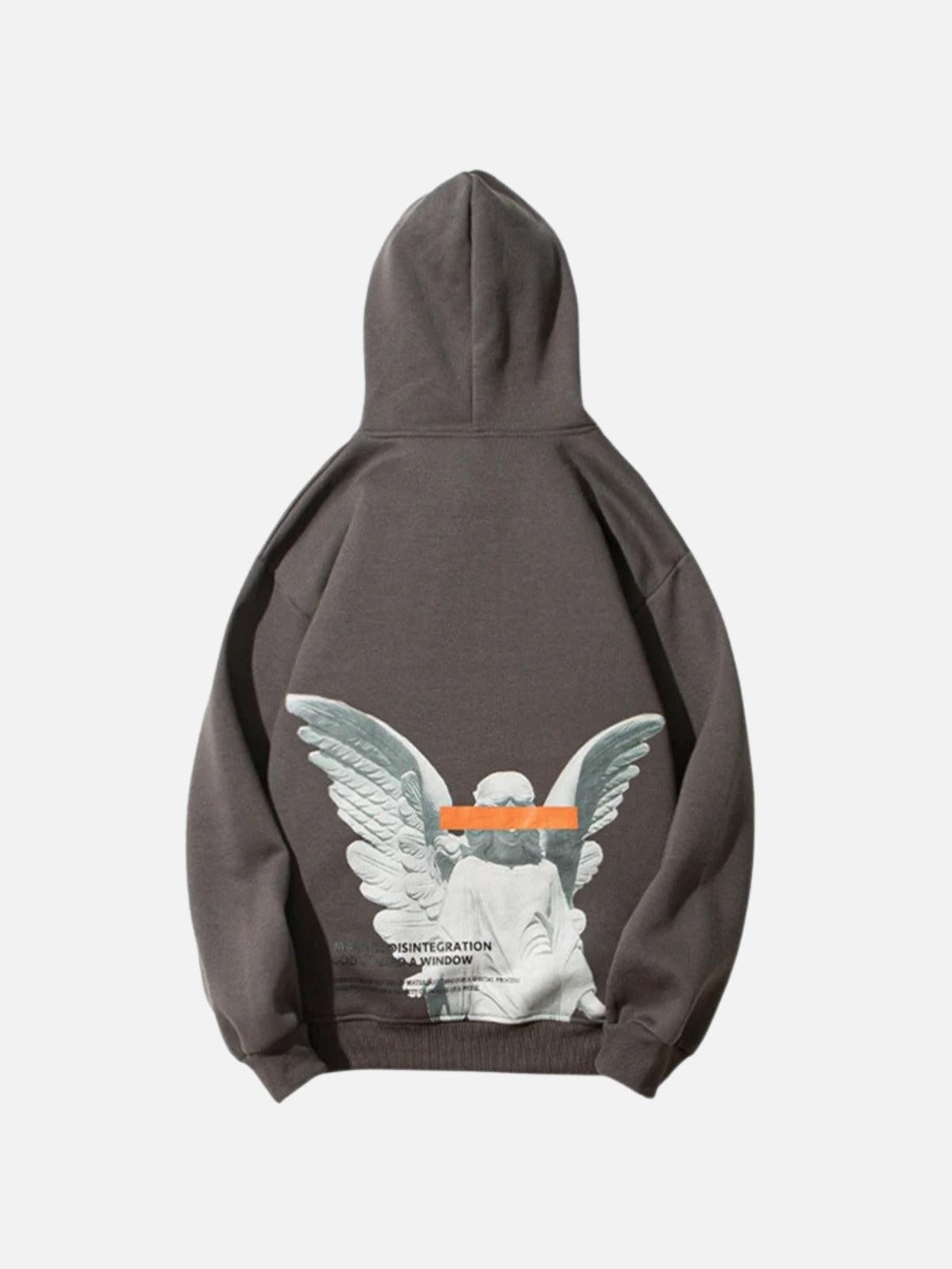 Angel God Print Hoodie