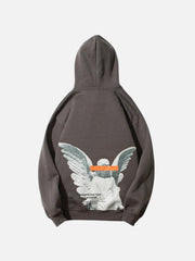 Angel God Print Hoodie