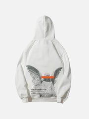 Angel God Print Hoodie