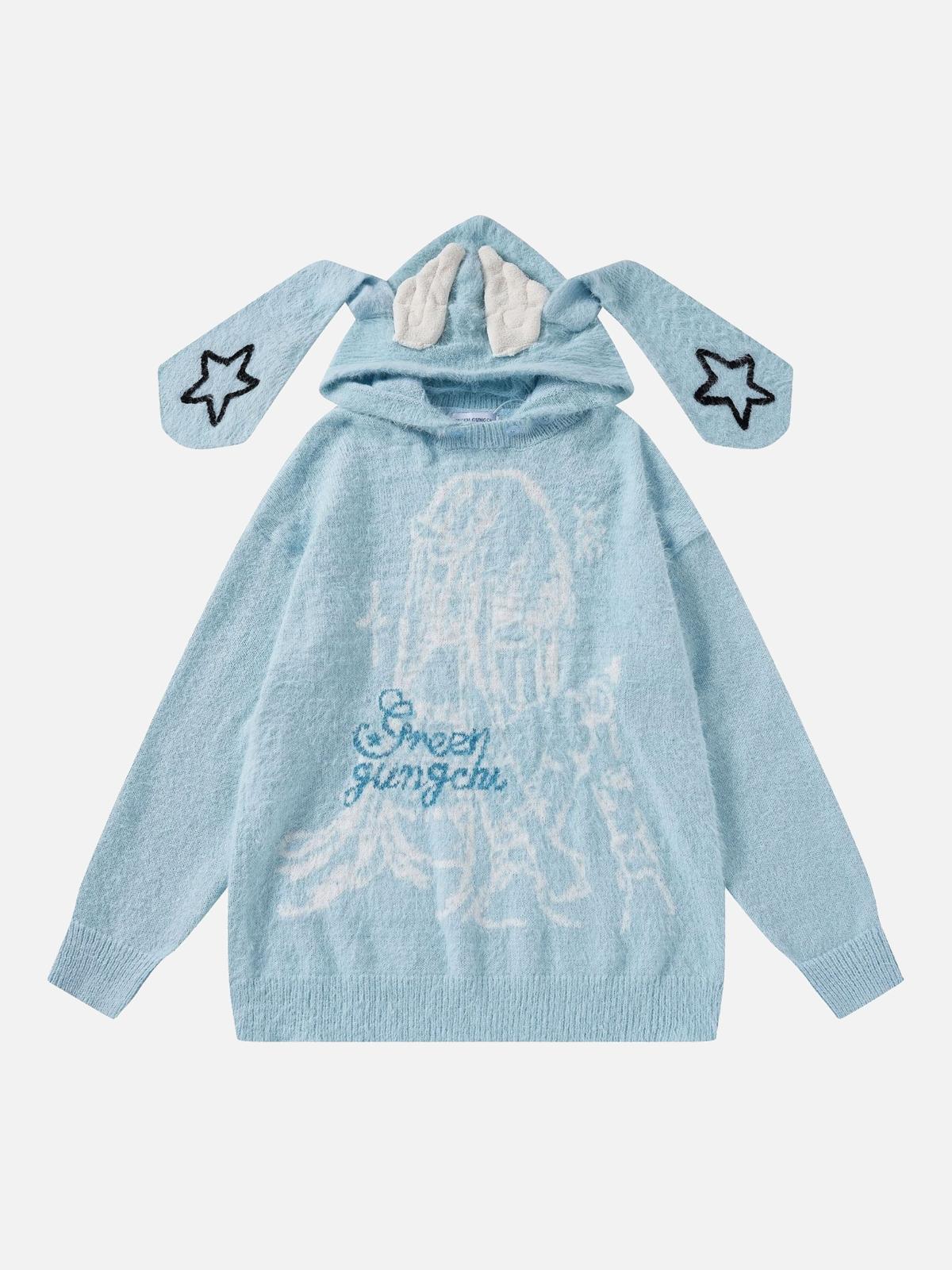 Anime Seahorse Fur Hoodie