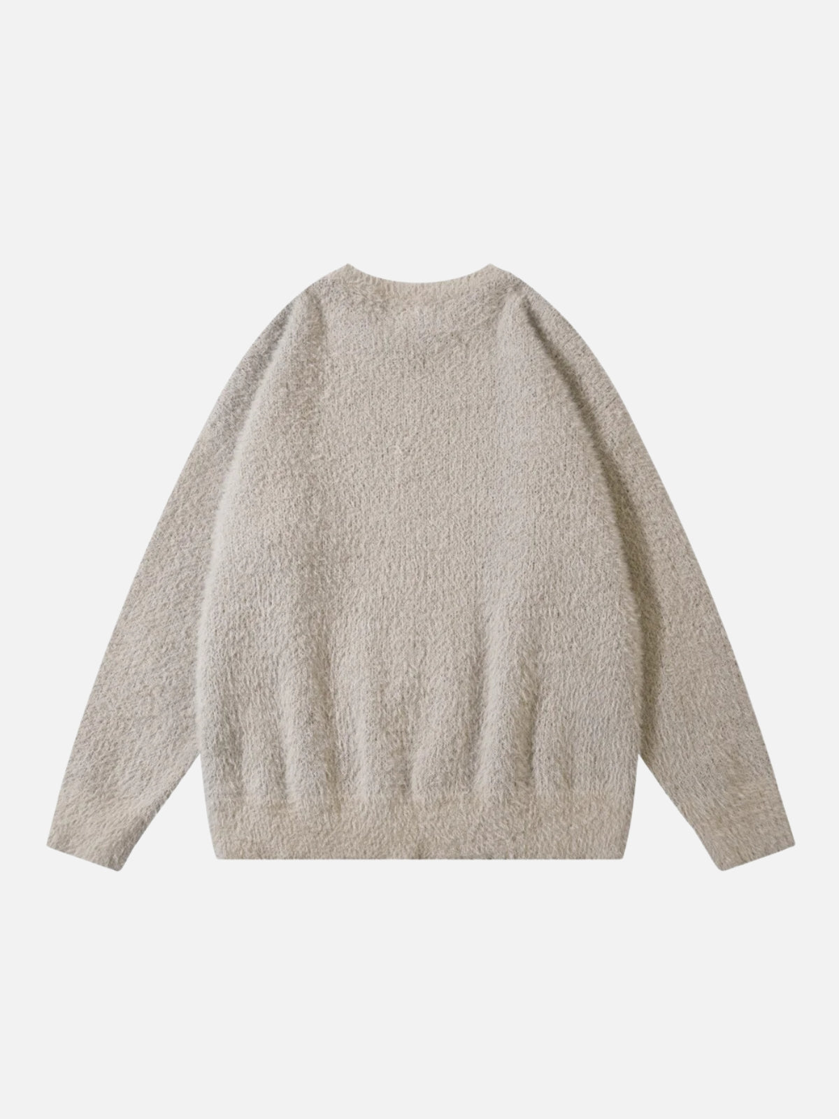 Barbed Jacquard Knitted Sweater