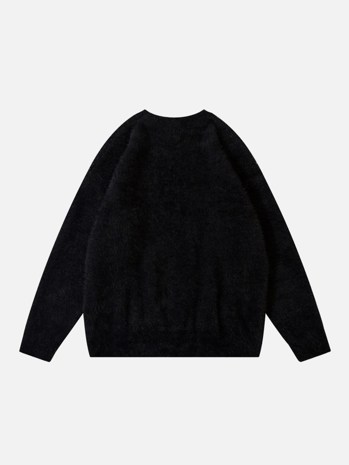 Barbed Jacquard Knitted Sweater