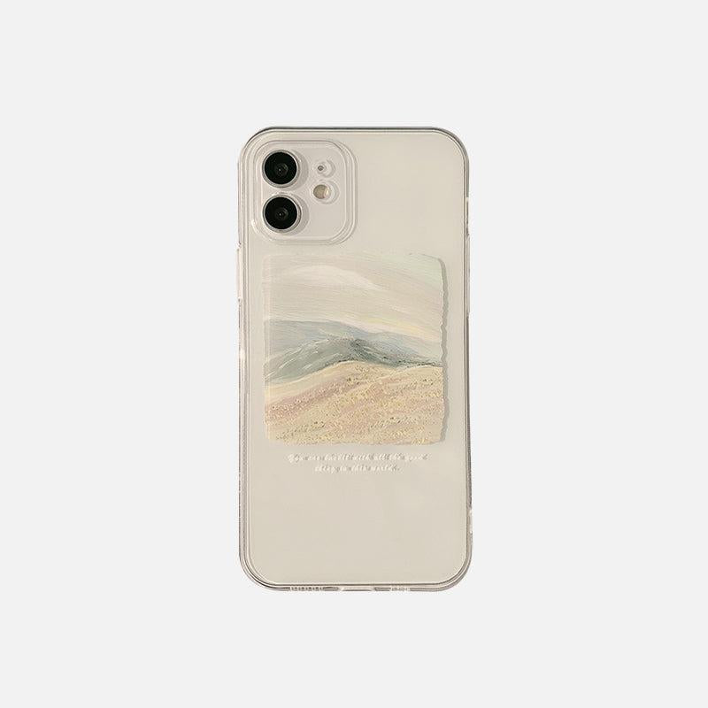 Beach Painting Mobile Phone Case For iPhone