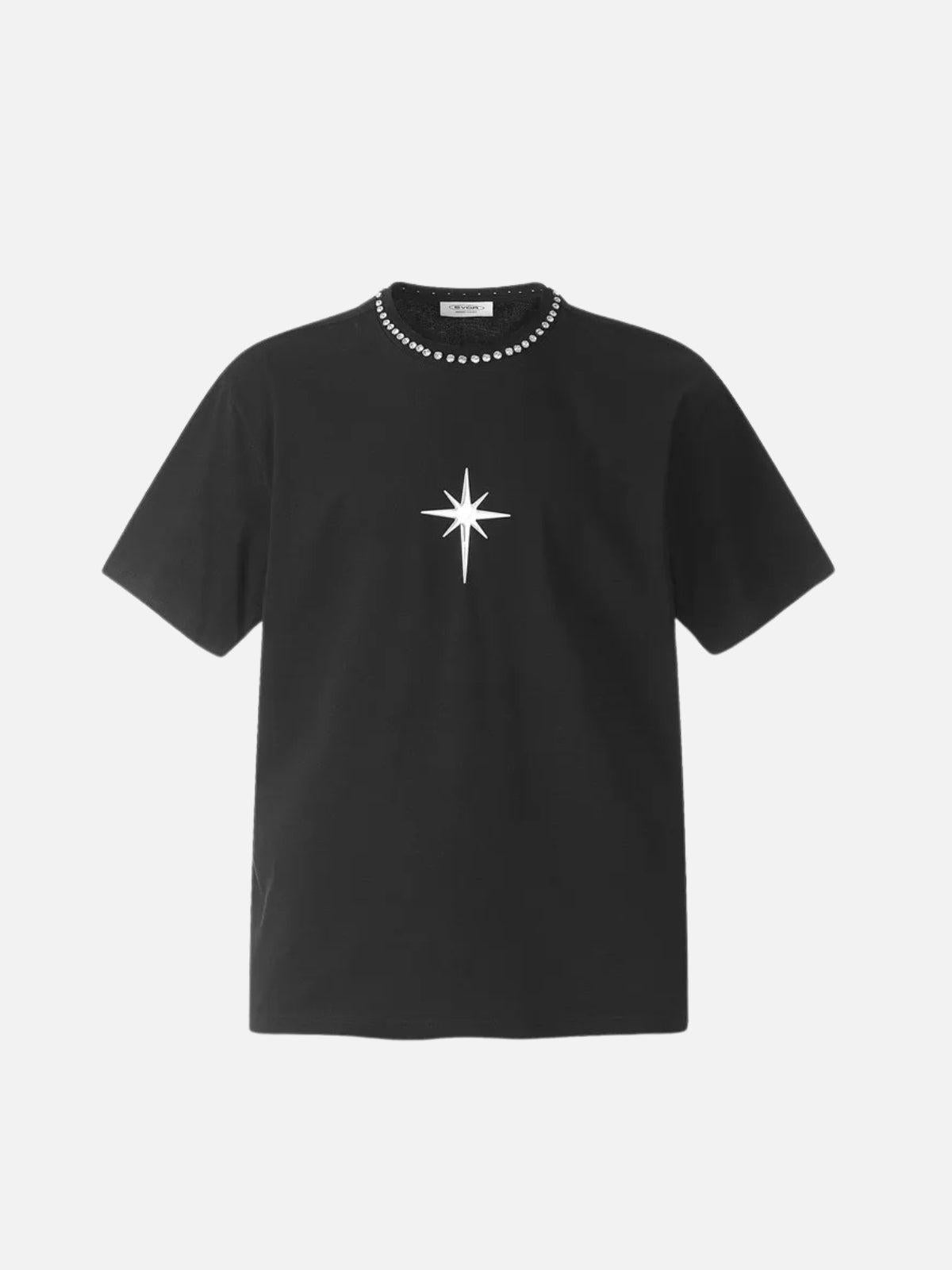 Beaded Crew Neck High Street Tee