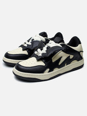Black&White Contrast Color Skate Shoes