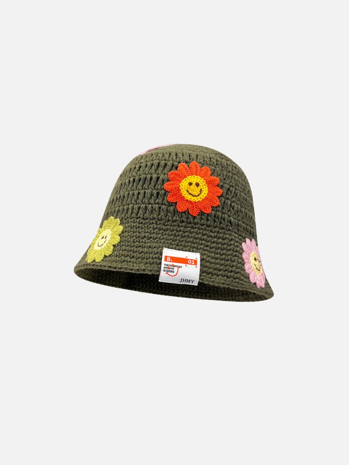 Bloom Knit Bucket Hat