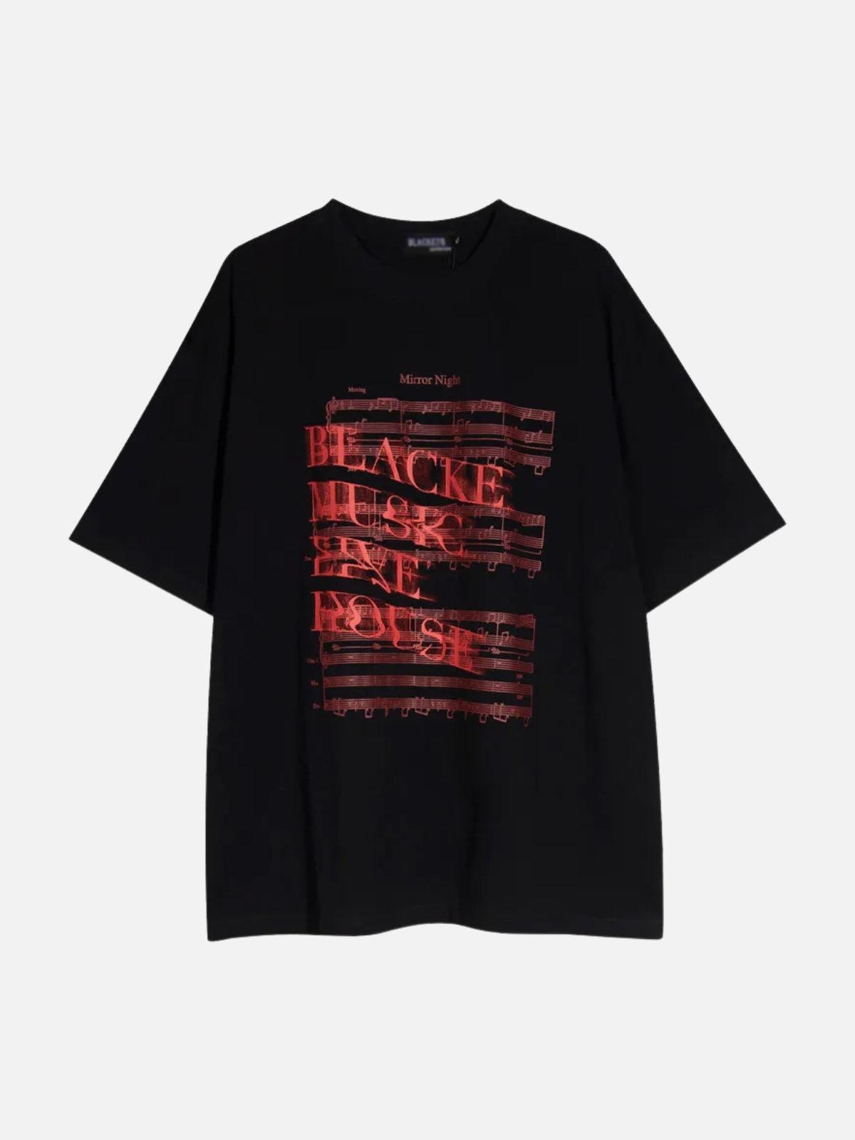 Blurred Rock Print Tee