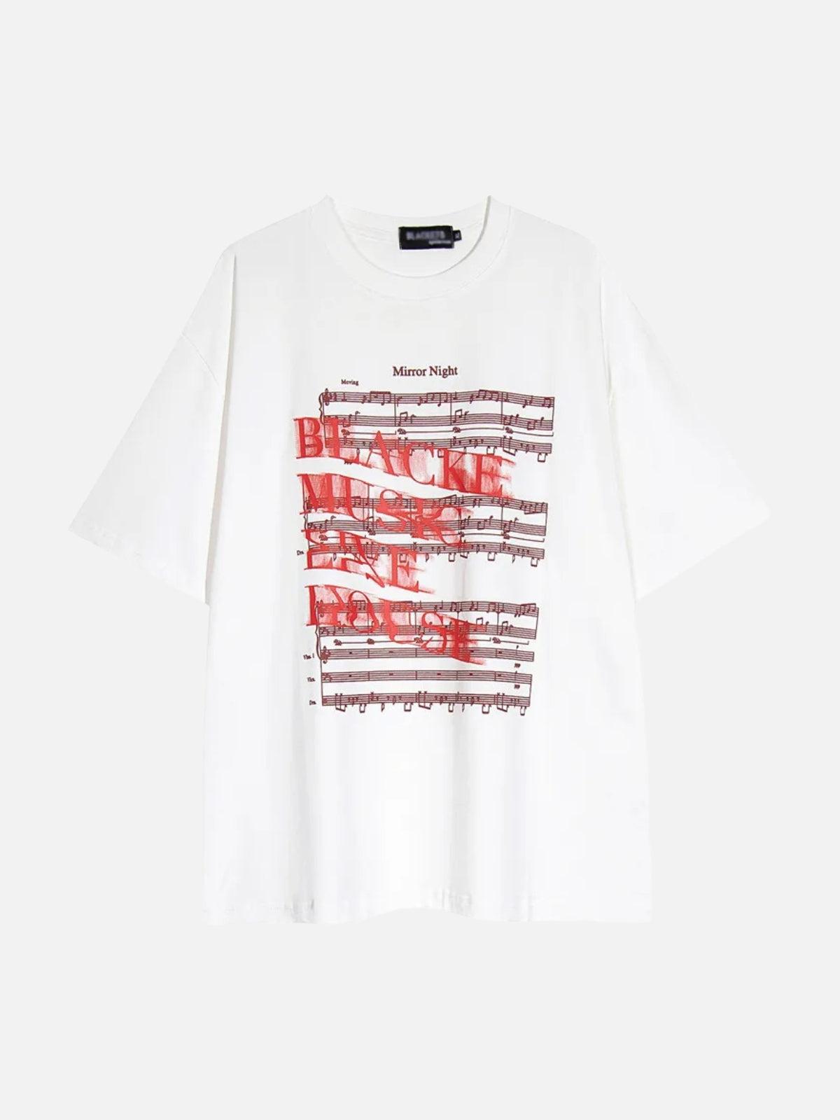 Blurred Rock Print Tee