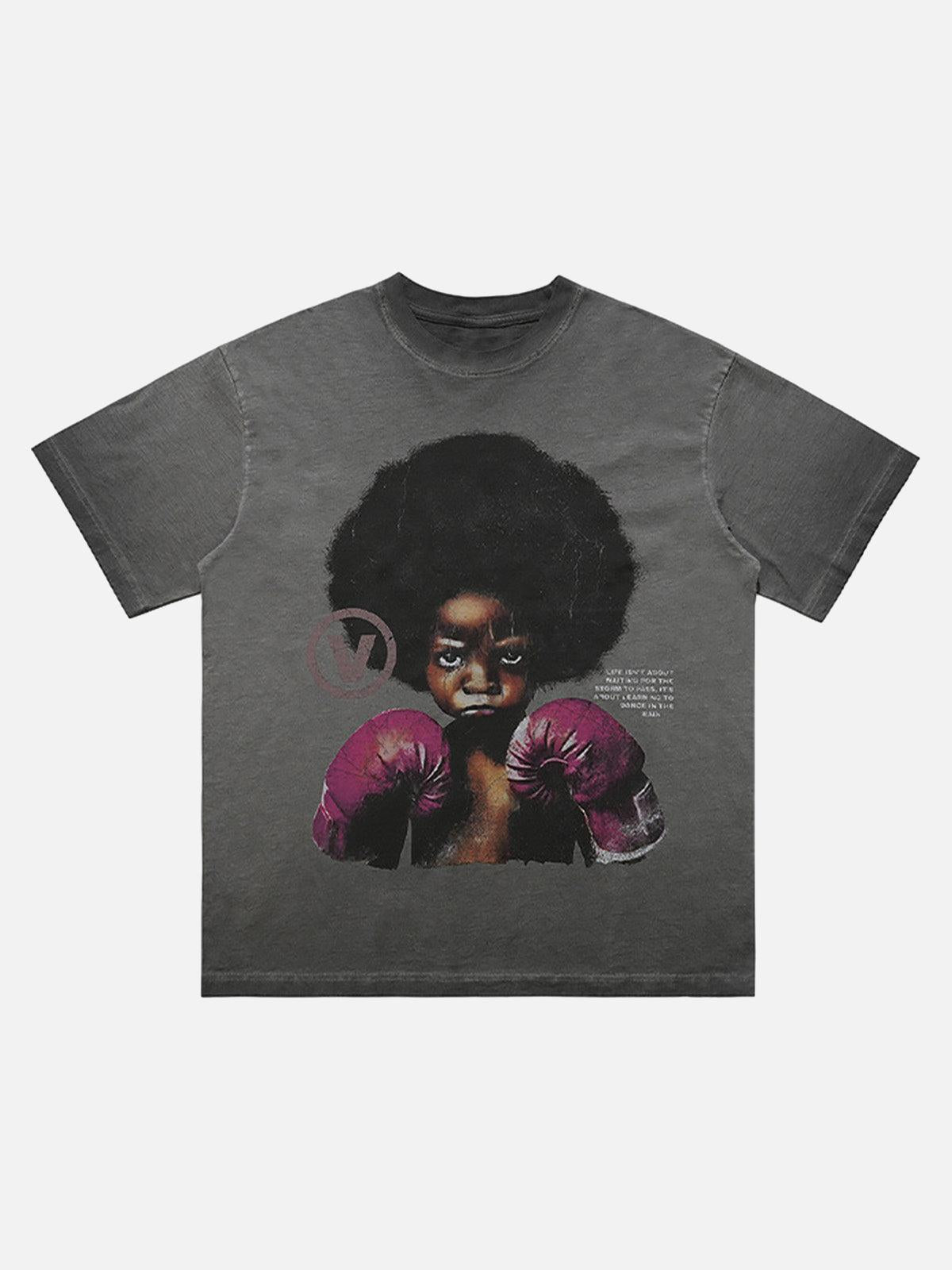 Boxing Boy Graphic T-Shirt