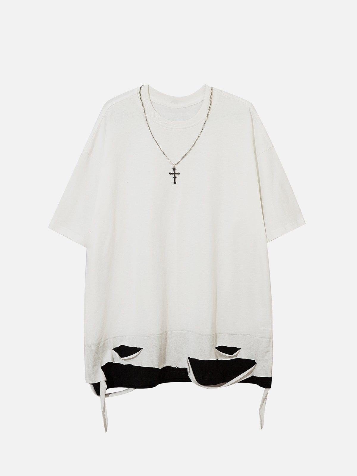 Broken Chain Decoration Tee