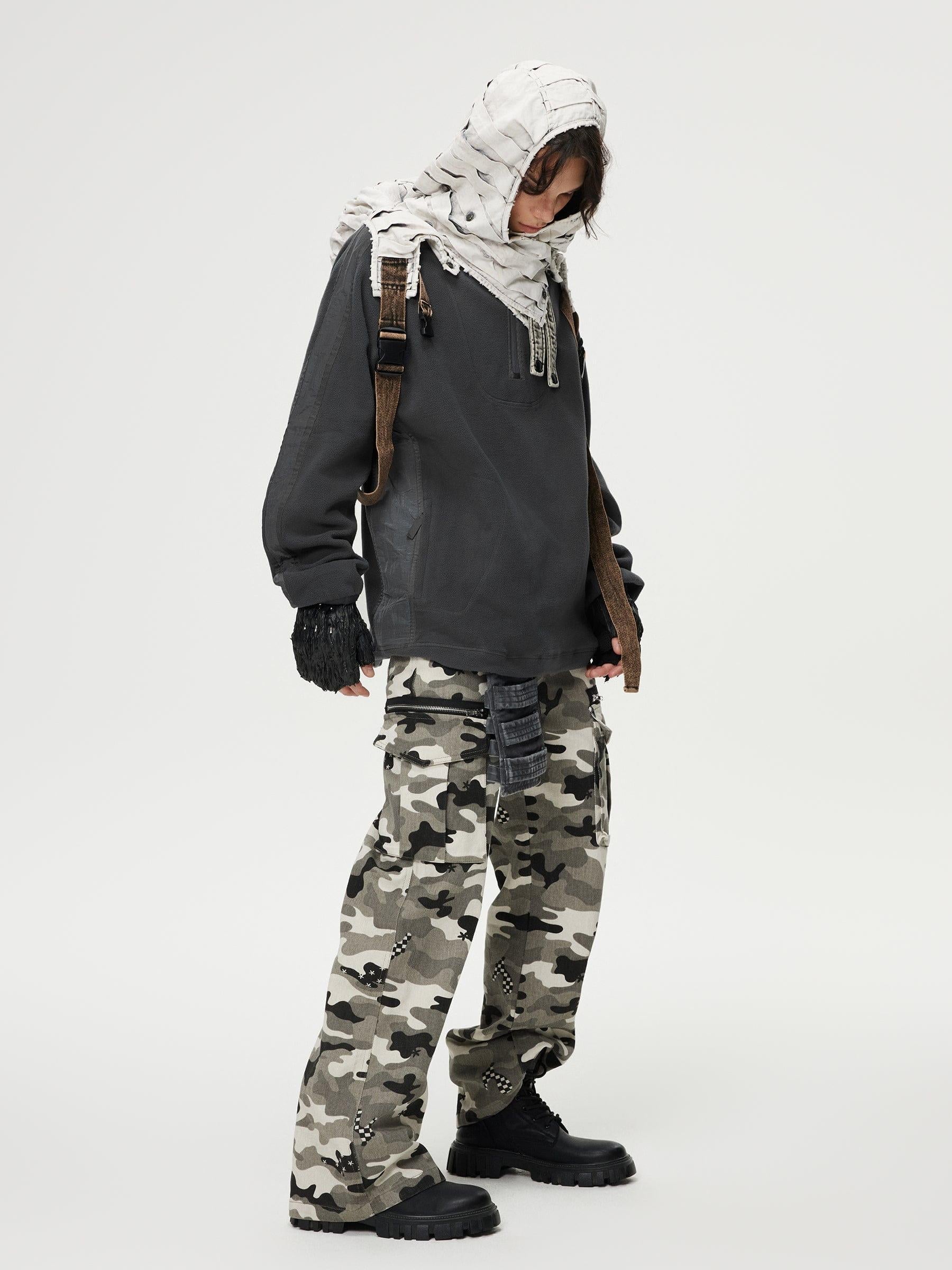 Camouflage Multi Pocket Jeans
