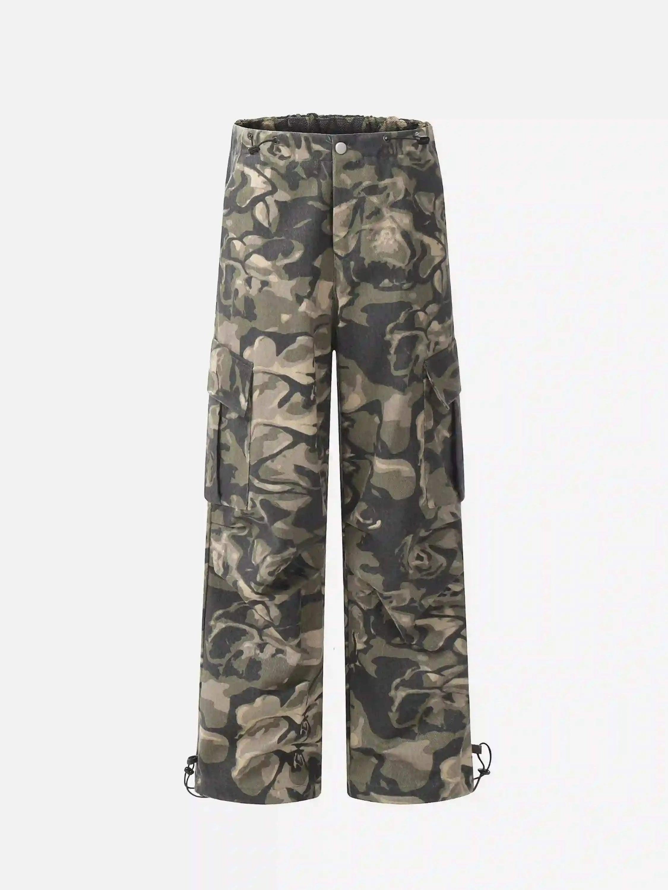 Camouflage Multi-Pocket Work Pants