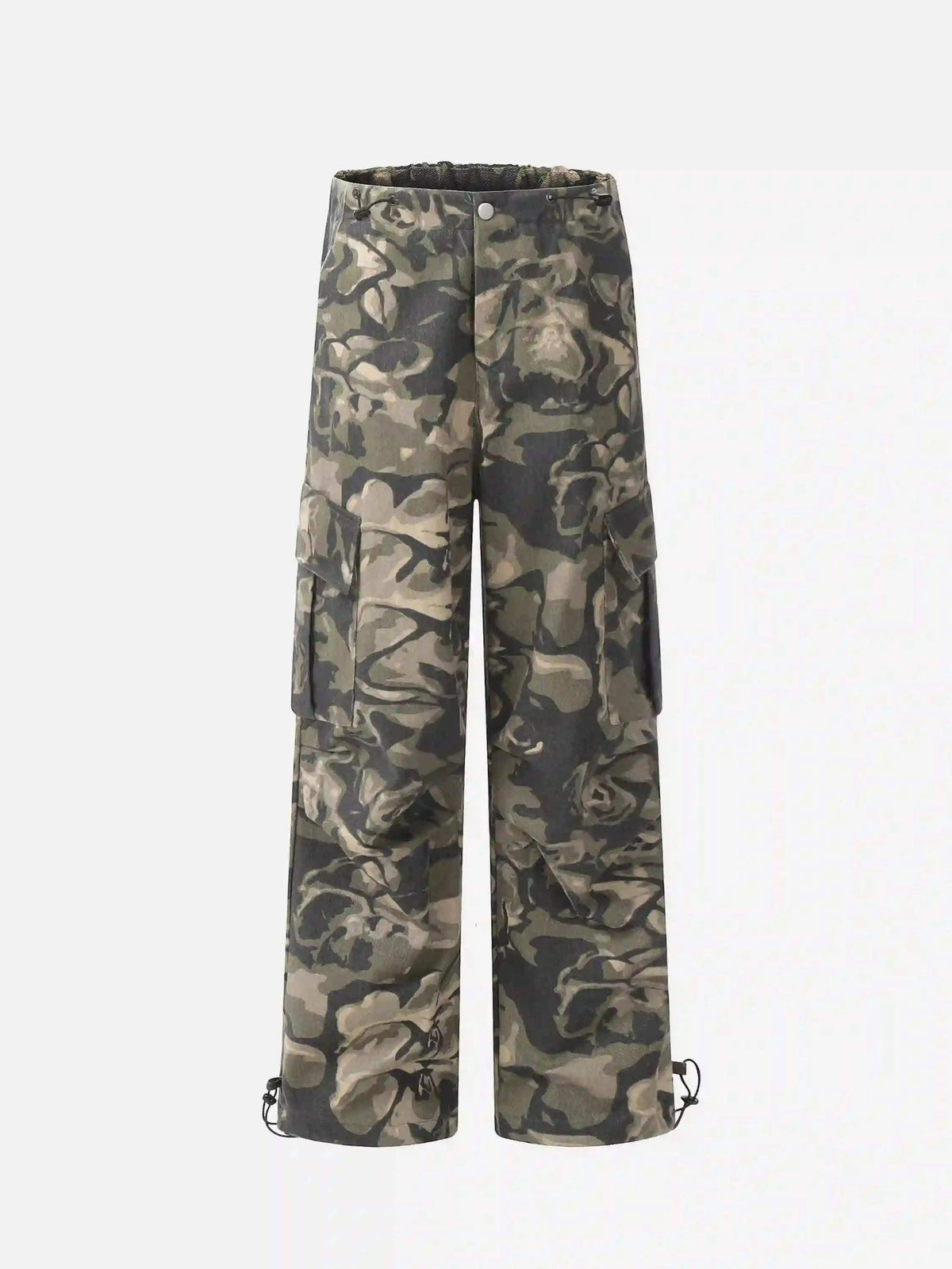 Camouflage Multi-Pocket Work Pants