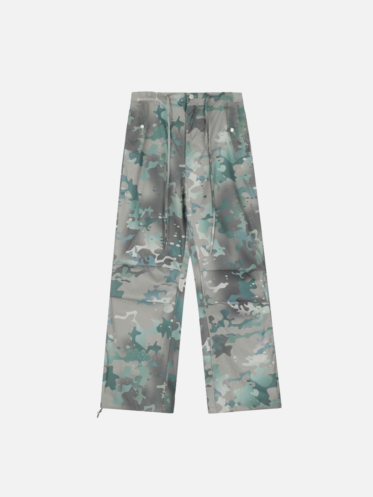 Camouflage Tie-Dye Cargo Pants