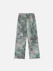 Camouflage Tie-Dye Cargo Pants
