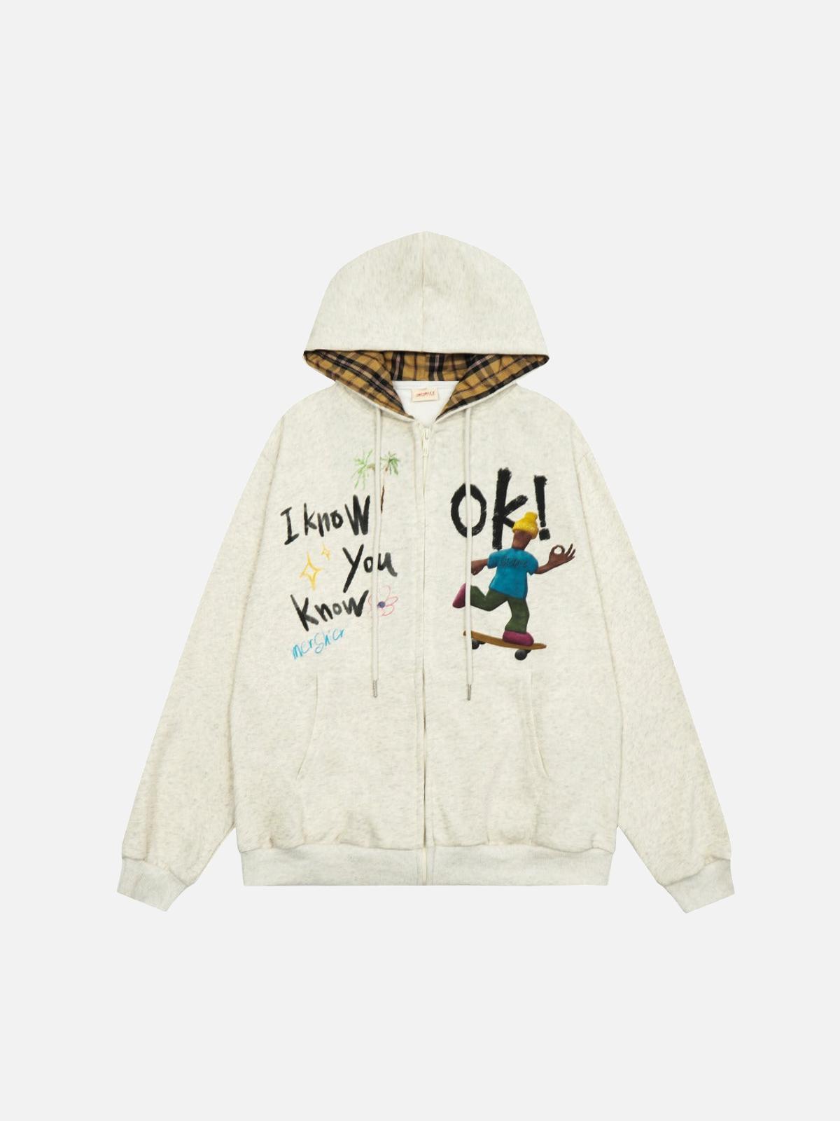 Cartoon Character Leisure Hoodie