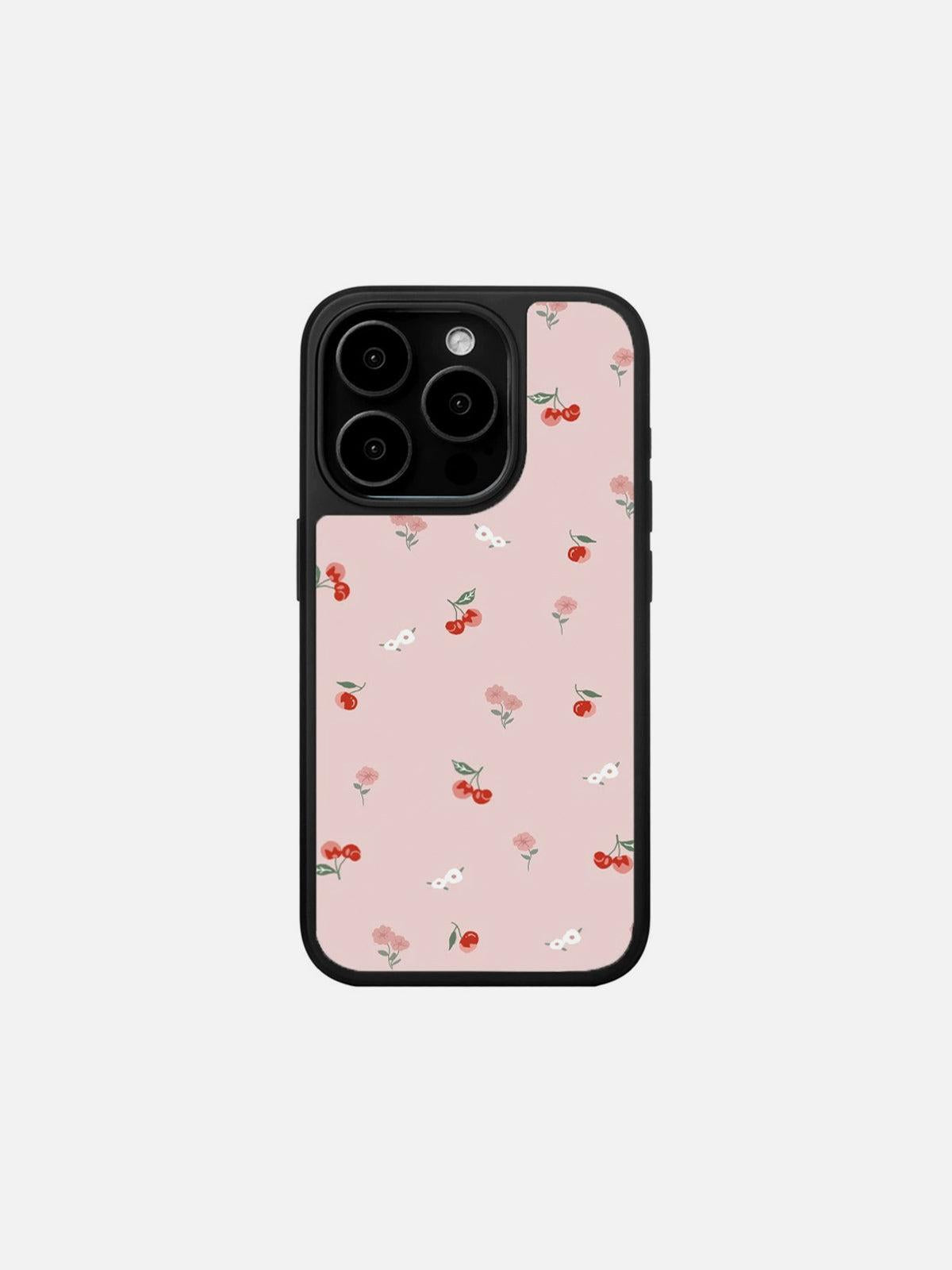 Cartoon Cherry Graphic Phone Case
