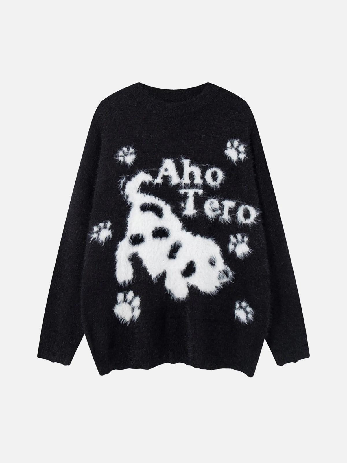 Cartoon Spotted Puppy Sweater