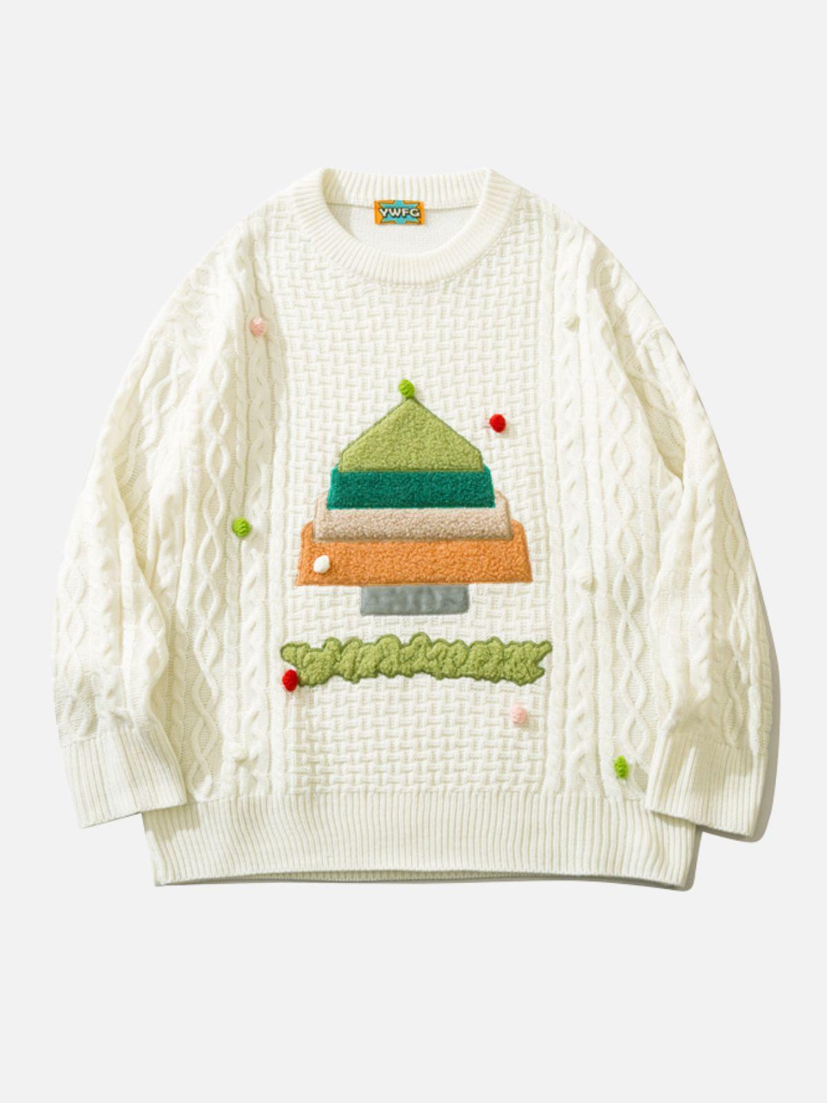 Christmas Tree Design Sweater
