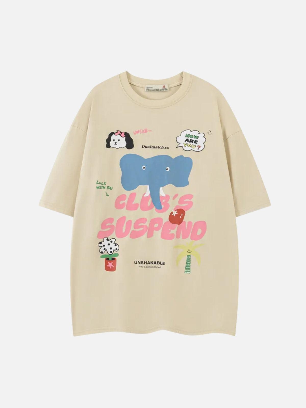 Club Suspend Cartoon Tee