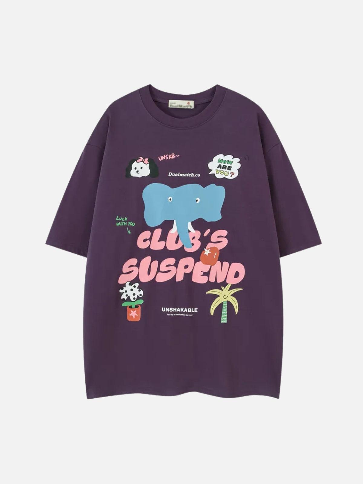 Club Suspend Cartoon Tee
