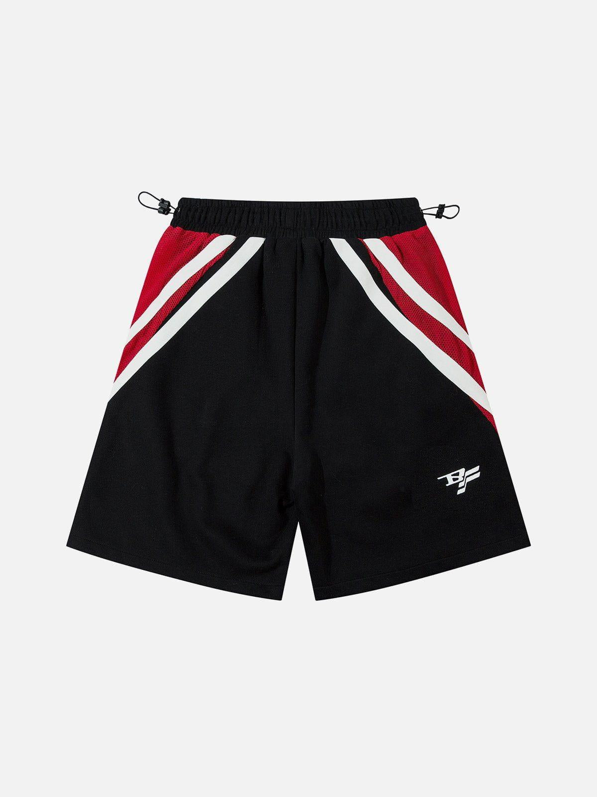 Colorblock Stripes Shorts