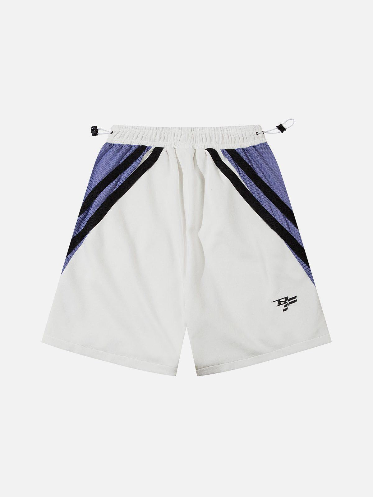 Colorblock Stripes Shorts