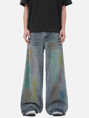 Colorful Graffiti Jeans