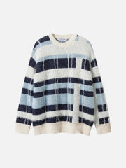 Contrast Striped Sweater
