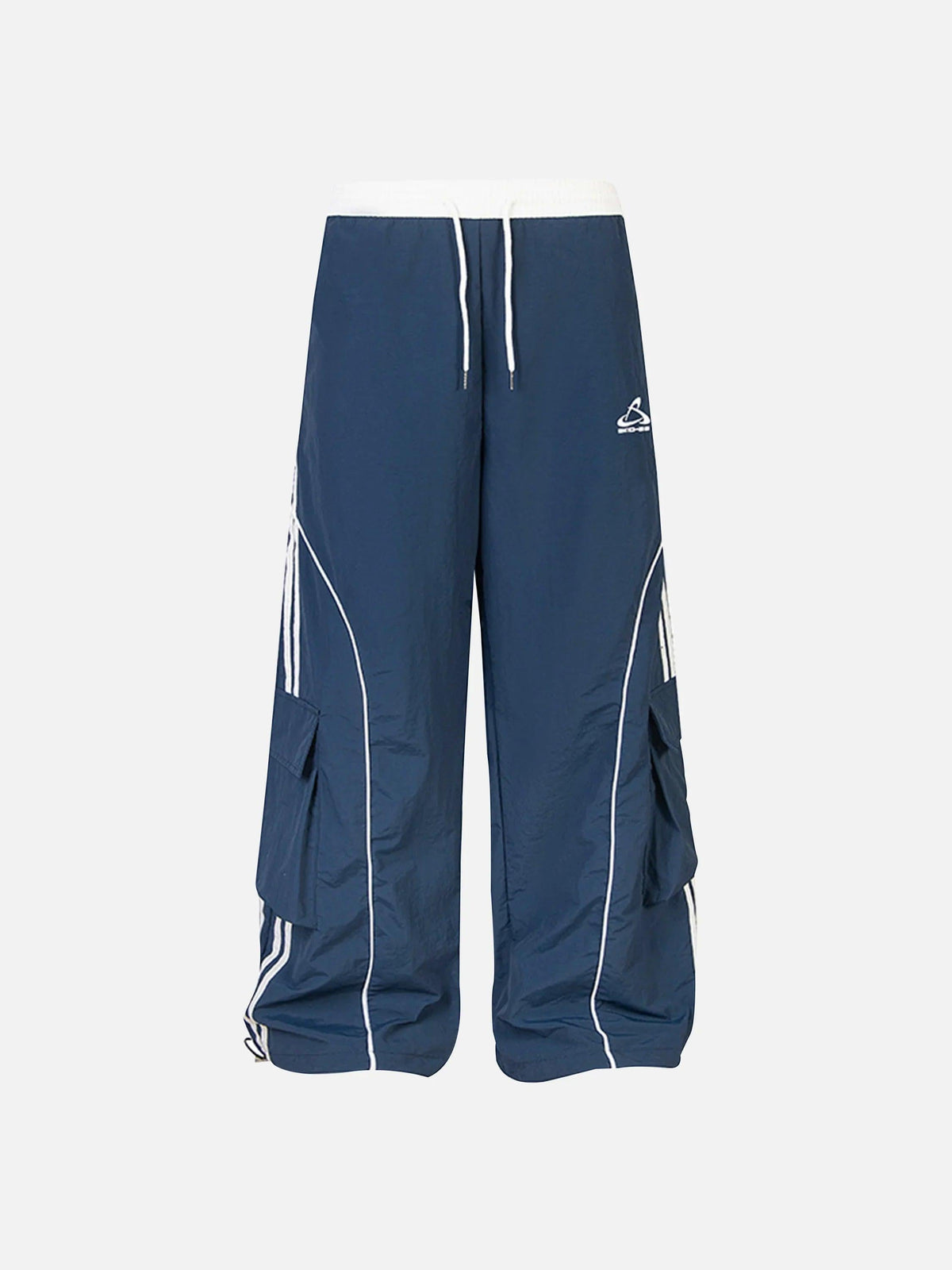 Contrast Striped Drawstring Sweatpants