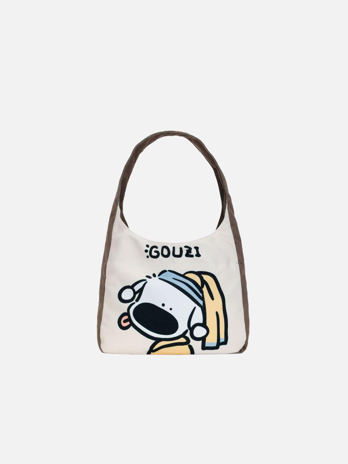 Creative Puppy Pattern Canvas Bag