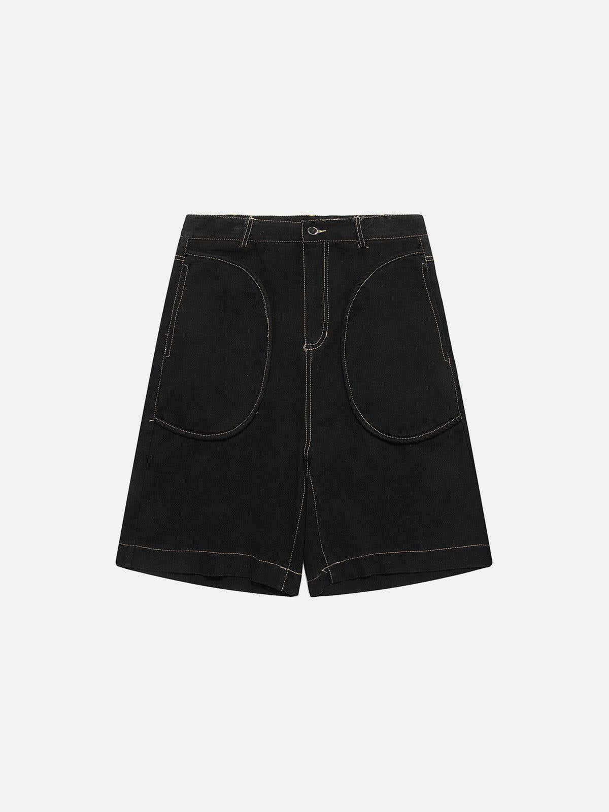Curved Pockets Jorts