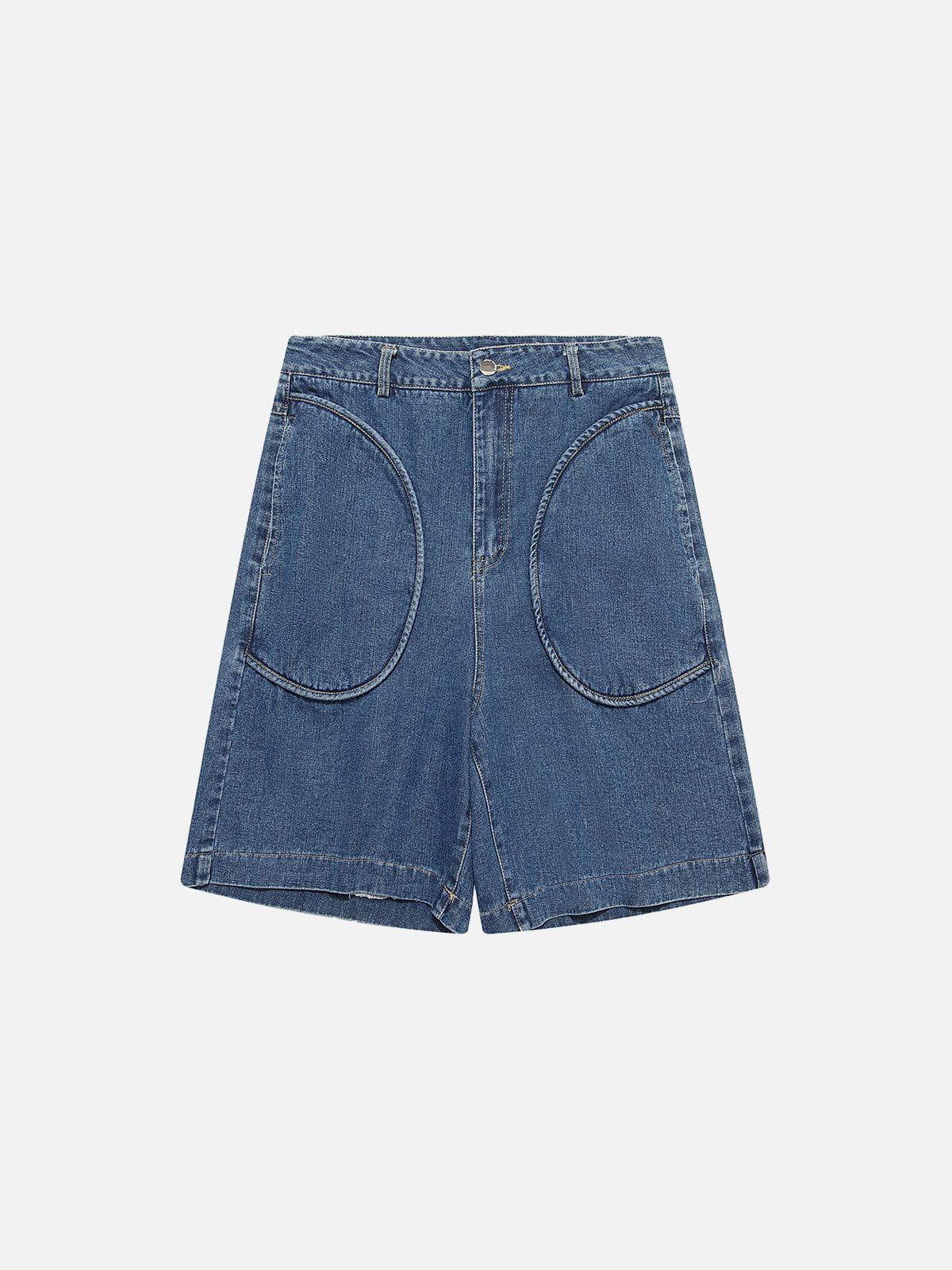 Curved Pockets Jorts