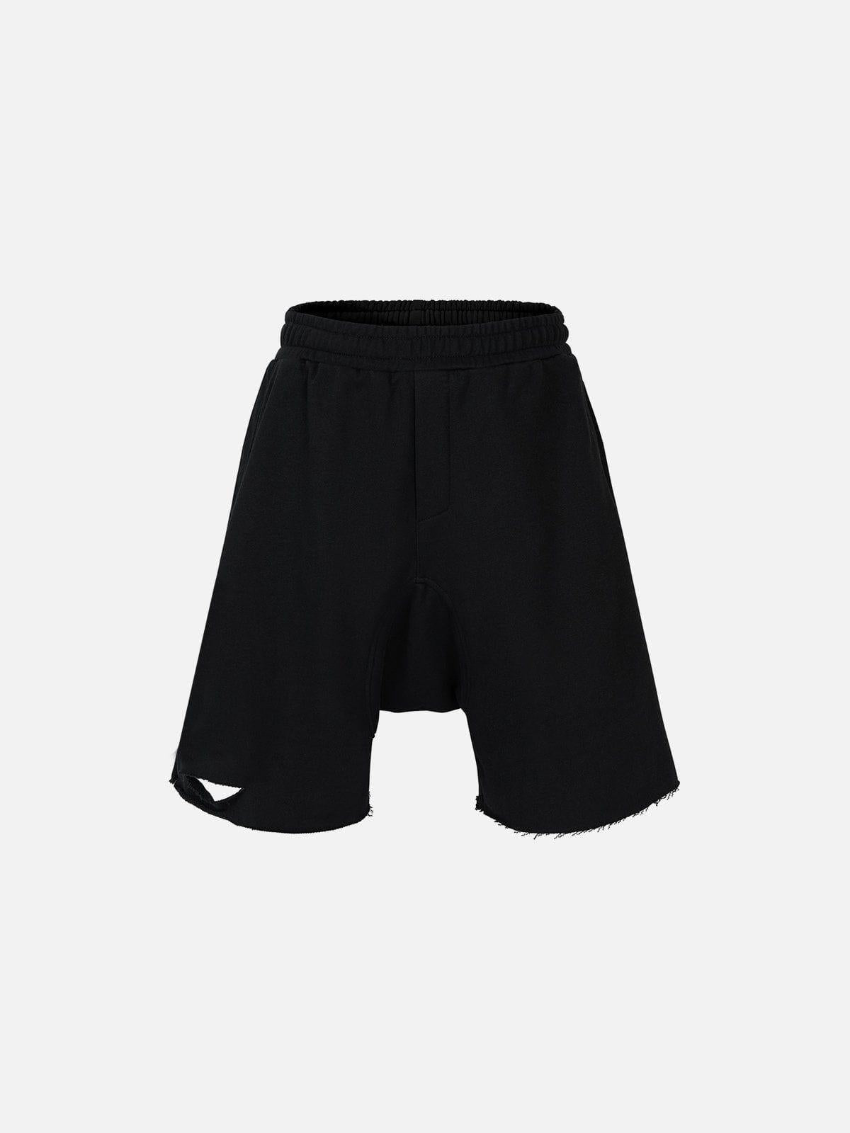 Cut Distressed Shorts