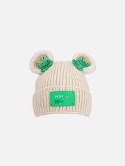 Cute Cartoon 3D Frog Knitting Hat