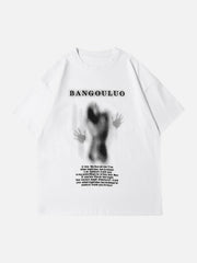 Dark Silhouette Print T-Shirt