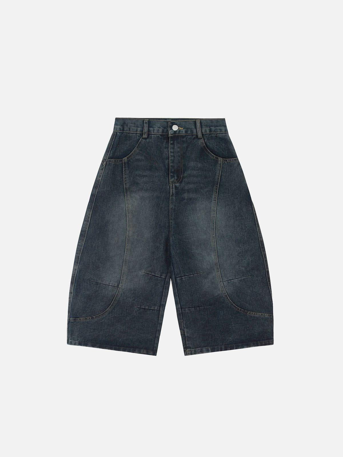 Deconstructive Washed Longline Jorts