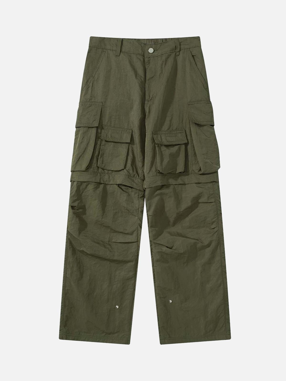 Detachable Multi-Pocket Work Pants