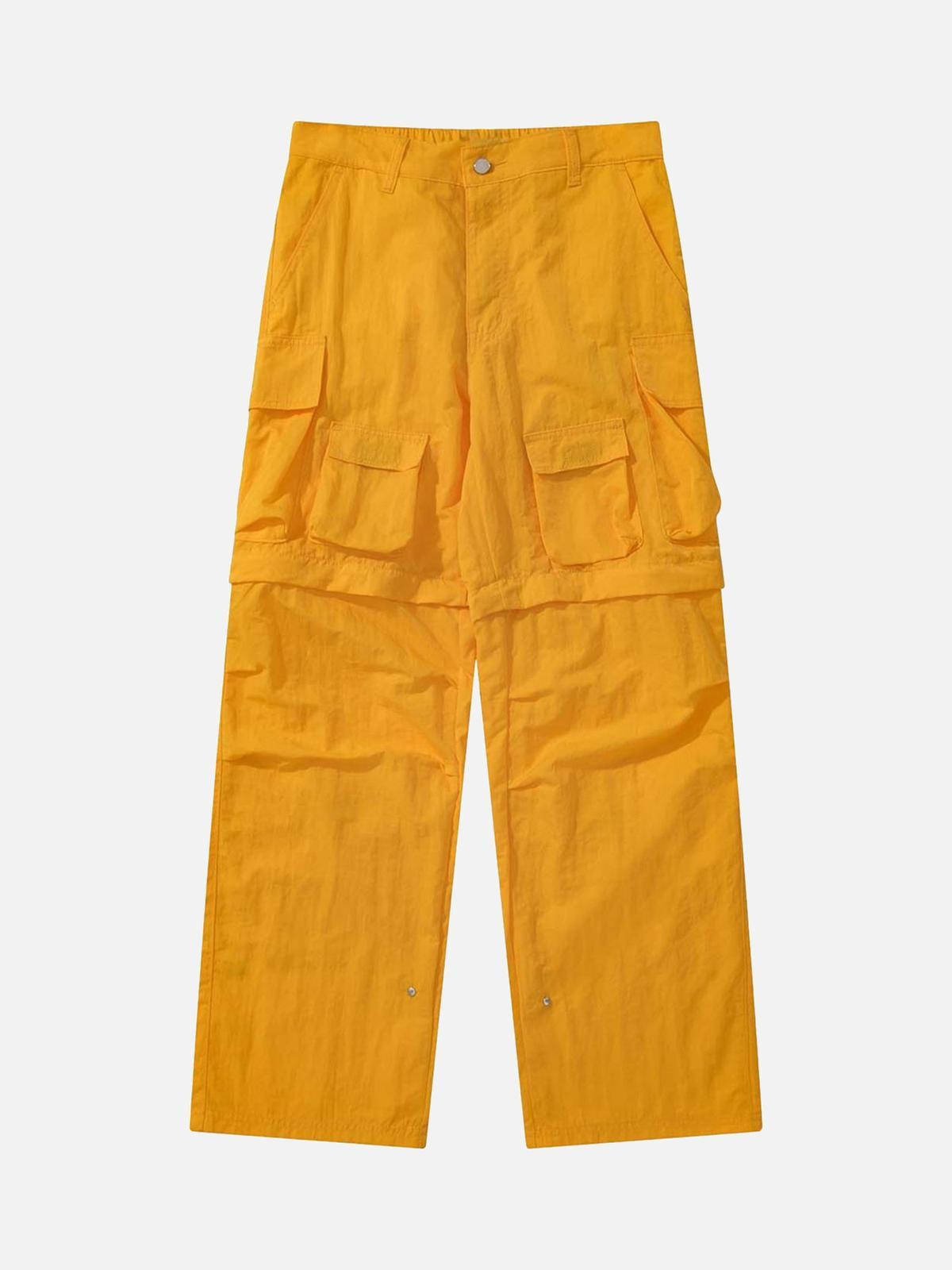 Detachable Multi-Pocket Work Pants