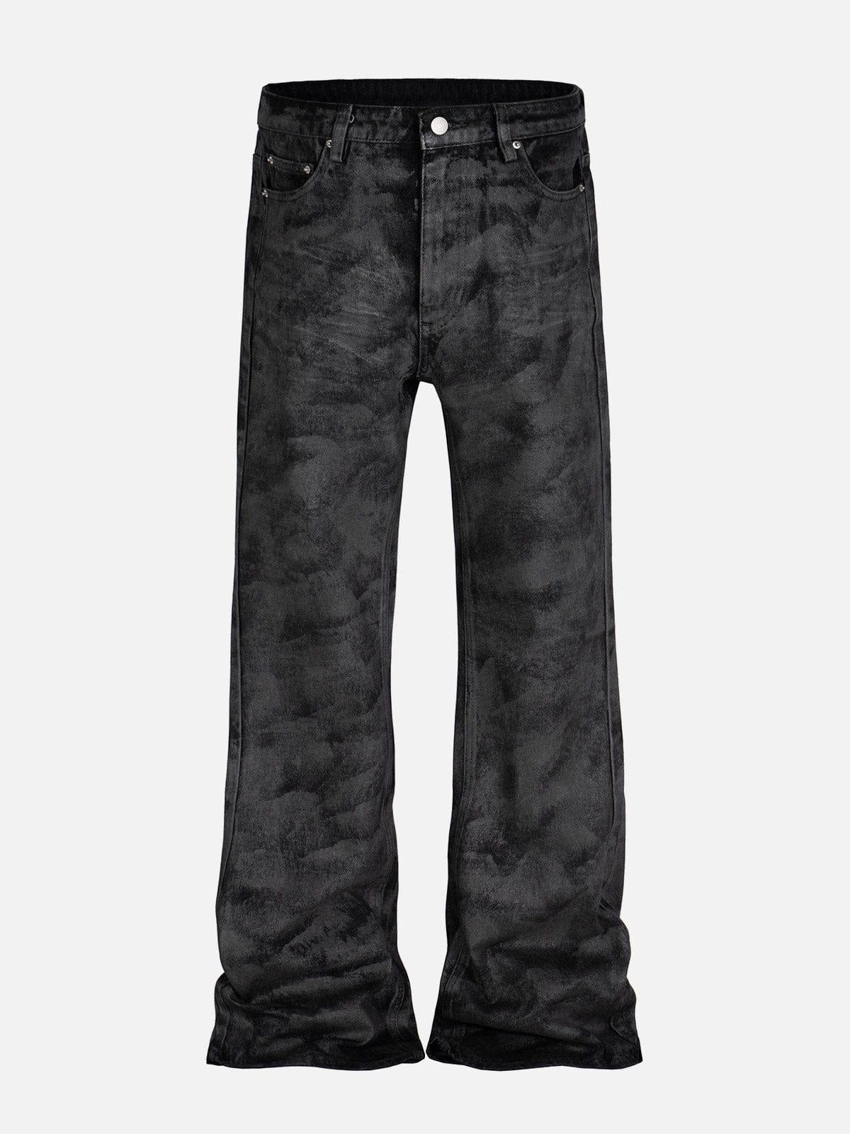 Dip-Dye Washed Jeans