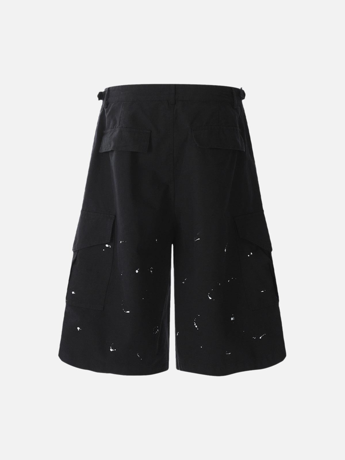 Dirty Dyed Distressed Cargo Jorts