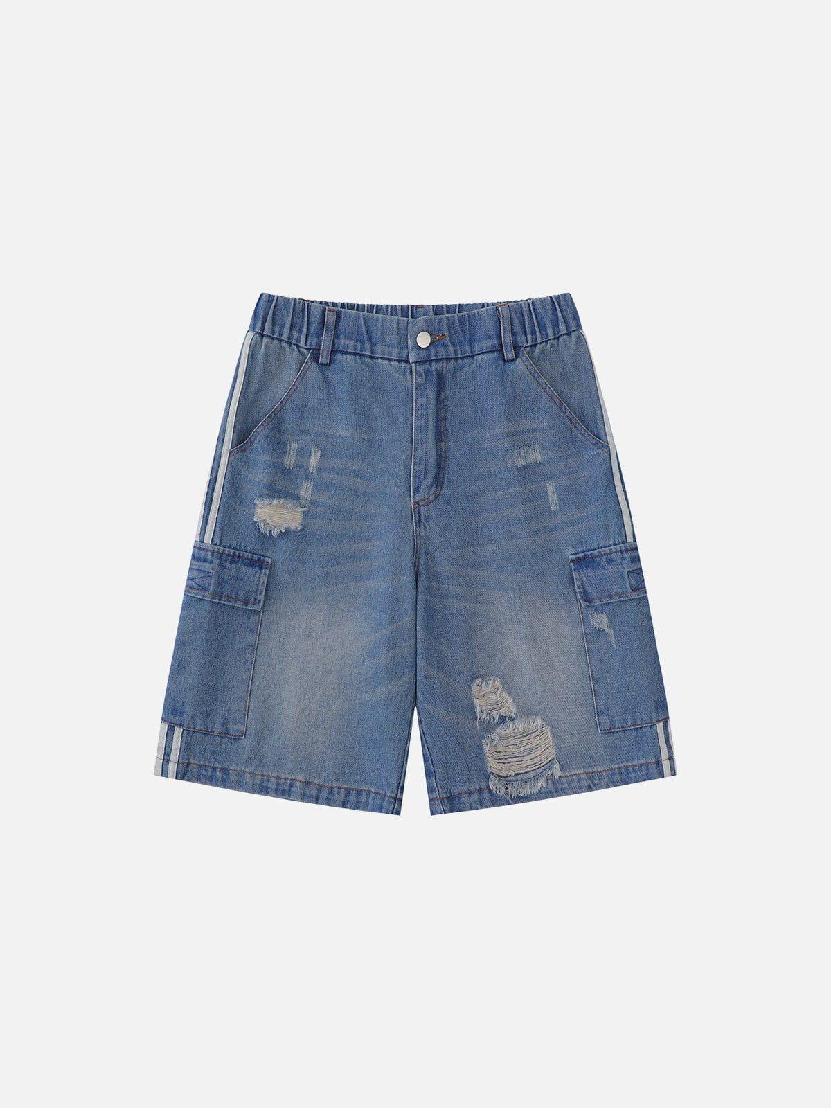 Discreet Side Pockets Jorts