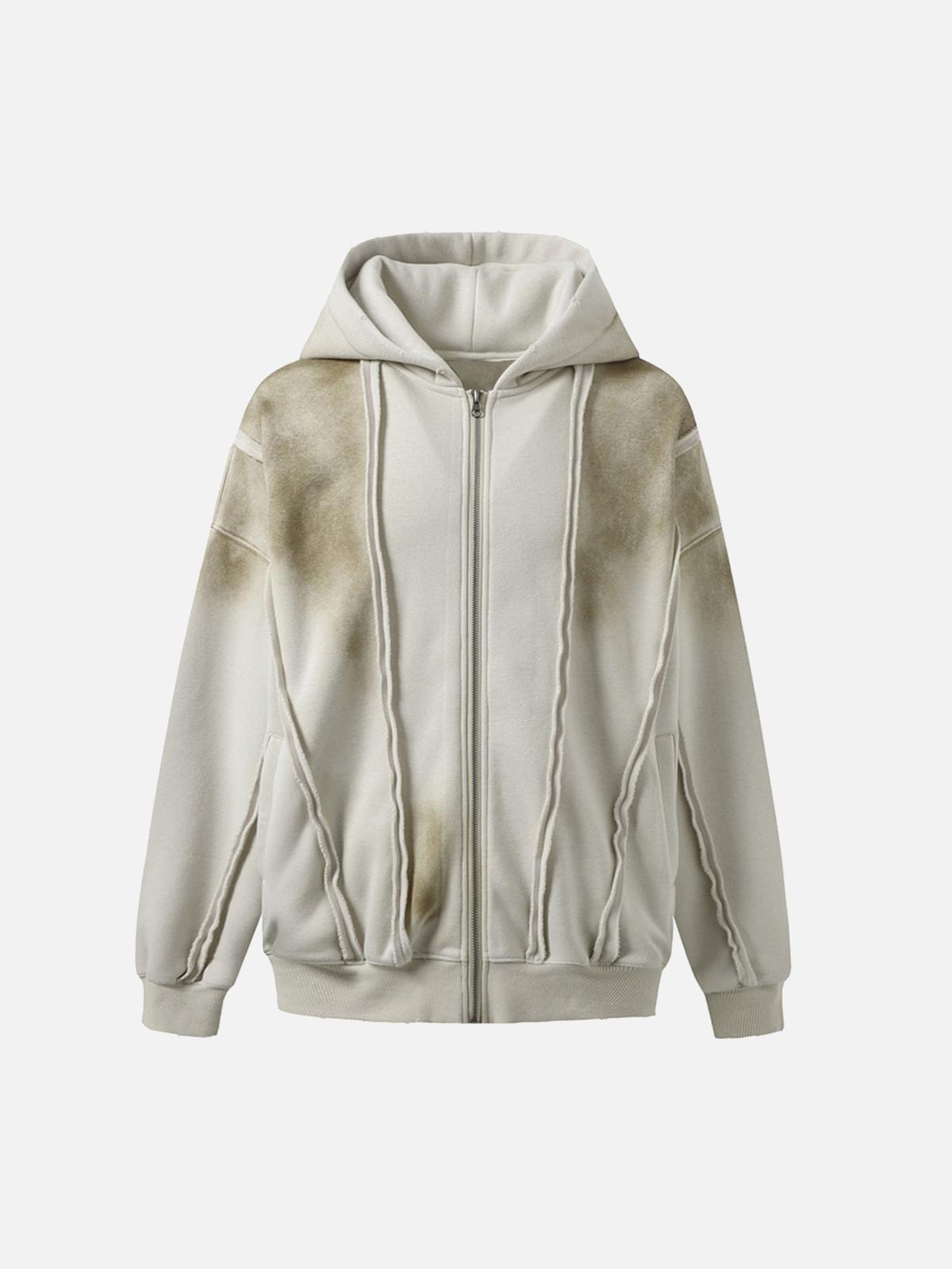 Distressed Patchwork Velvet Jacket