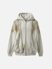 Distressed Patchwork Velvet Jacket