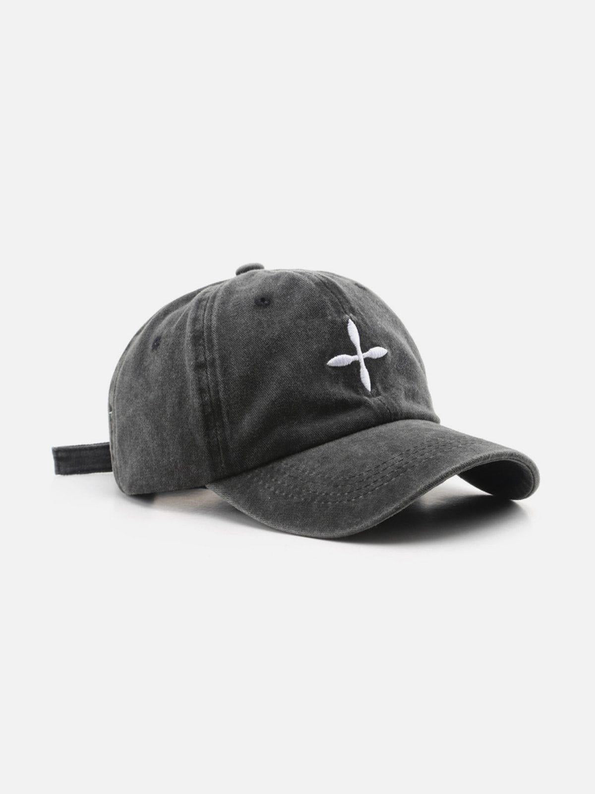 Embroidery Crucifix Baseball Cap