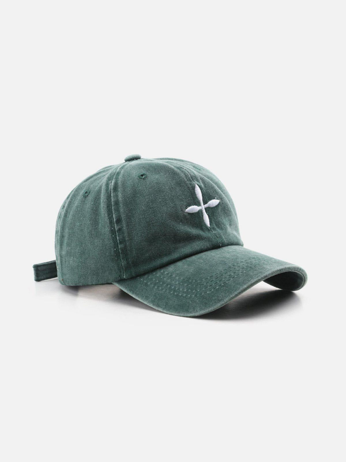 Embroidery Crucifix Baseball Cap