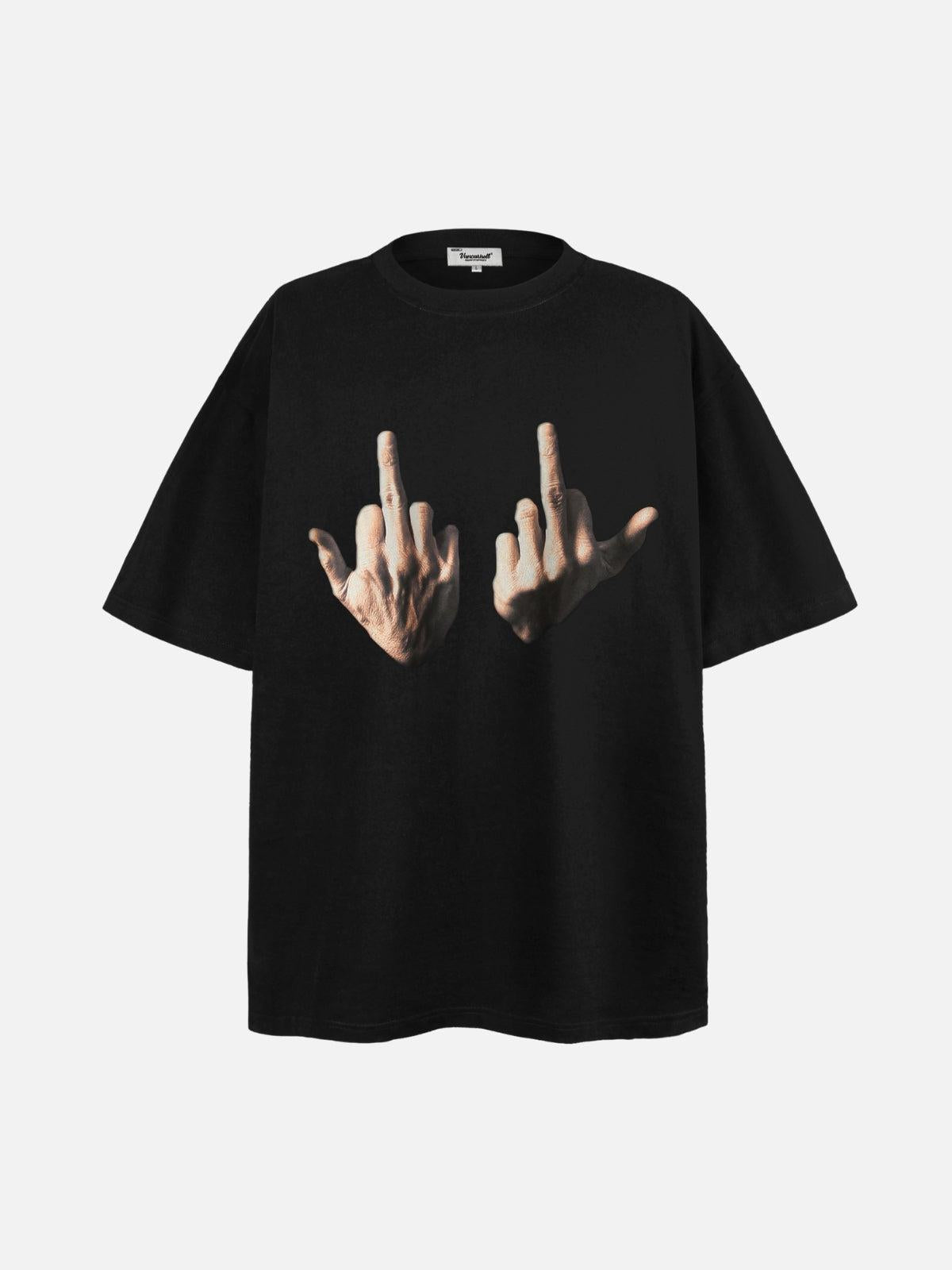 Expressive Hands Bold Gesture Graphic Tee